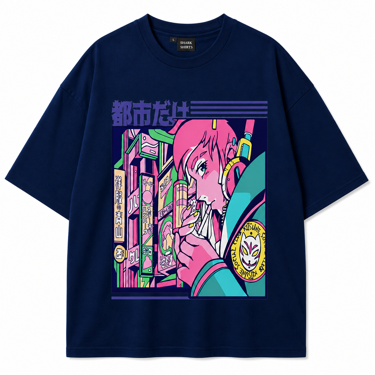 Neo Tokyo Streetwear Graphic T-Shirt – Anime Aesthetic Unisex Tee