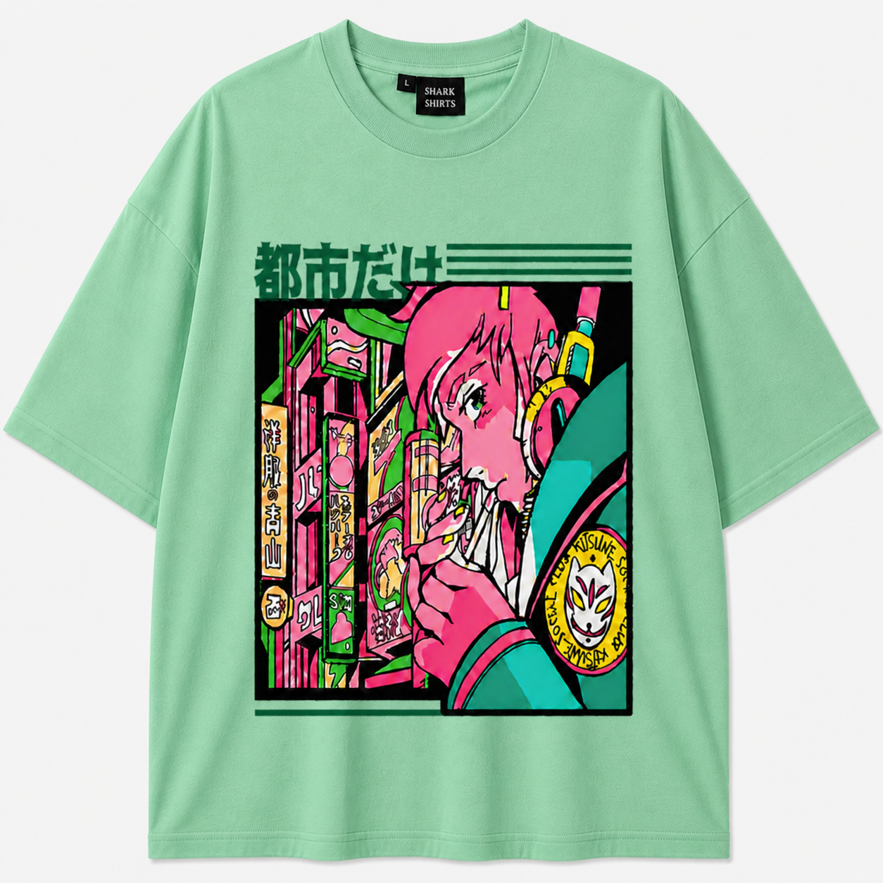 Neo Tokyo Streetwear Graphic T-Shirt – Anime Aesthetic Unisex Tee