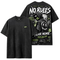 No Rules Oversized Streetwear T-Shirt – Fear None Graphic Tee