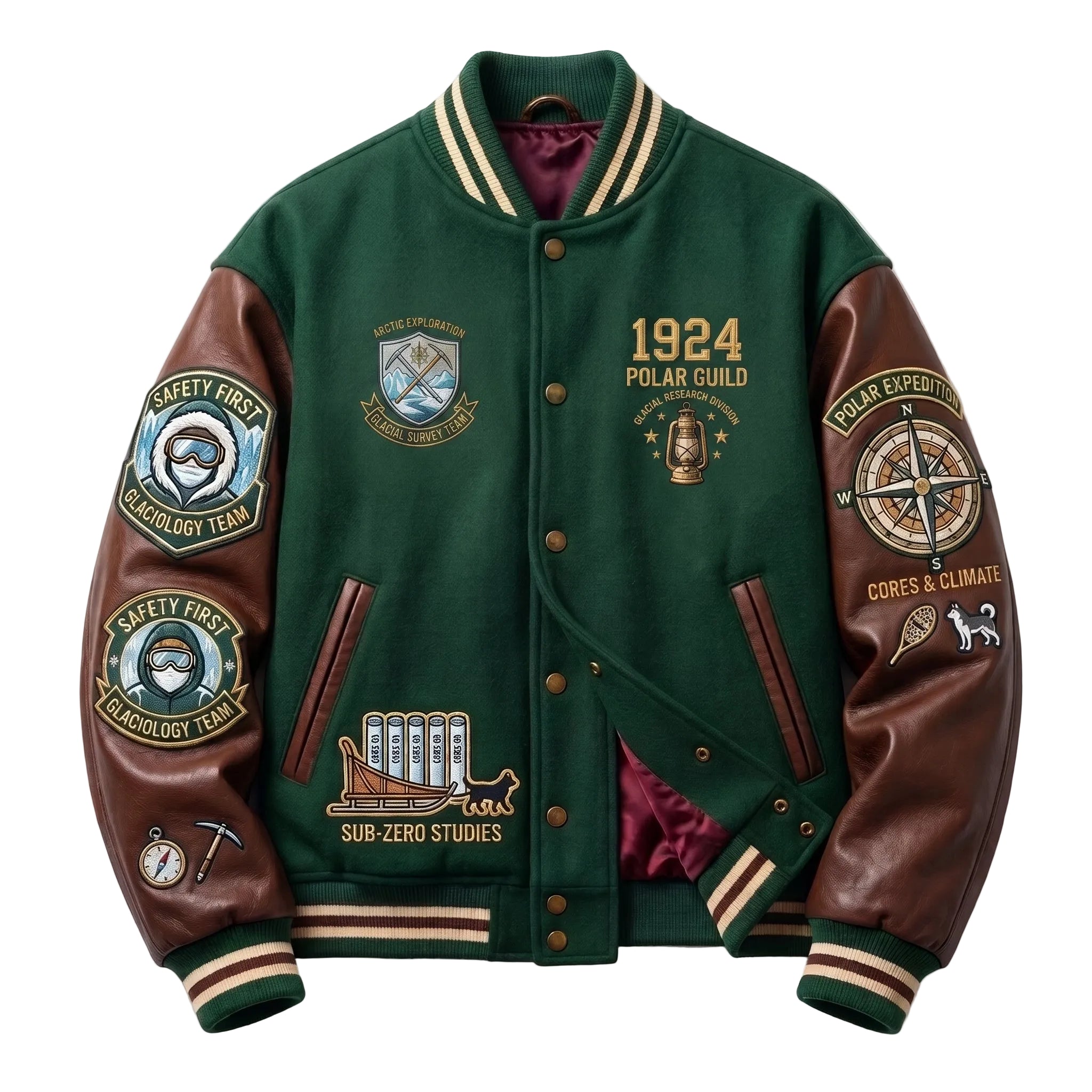 Polar Guild Custom Varsity Jacket - Arctic Exploration Edition