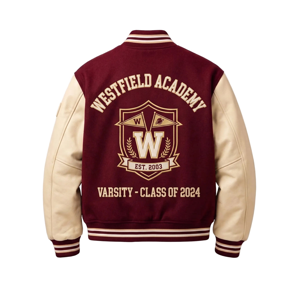 Westfield Academy Custom Varsity Jacket - Class of 2024 Edition