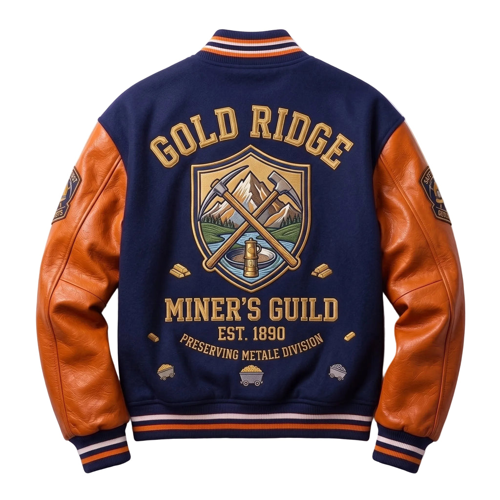 Gold Ridge Miner's Guild Custom Varsity Jacket - Premium Edition
