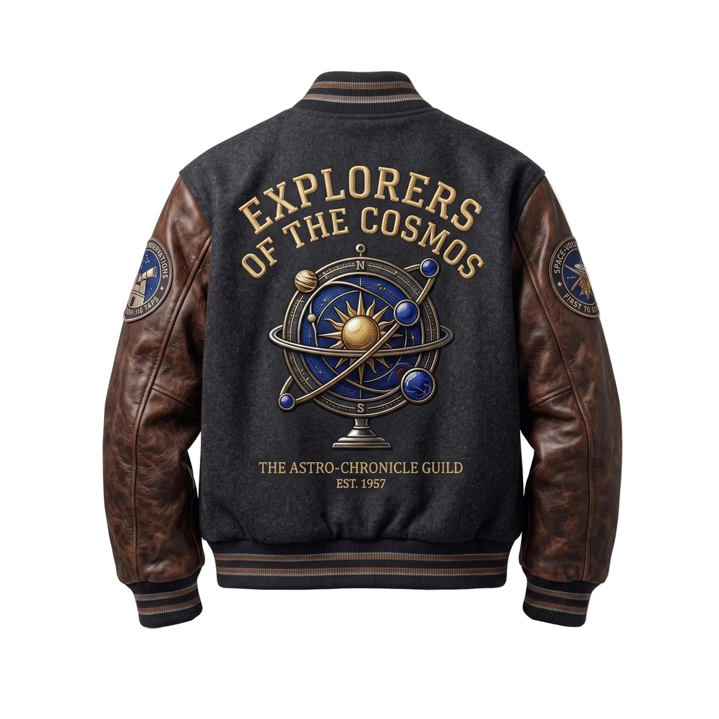 Explorers of the Cosmos Varsity Jacket - Astro Chronicle Edition