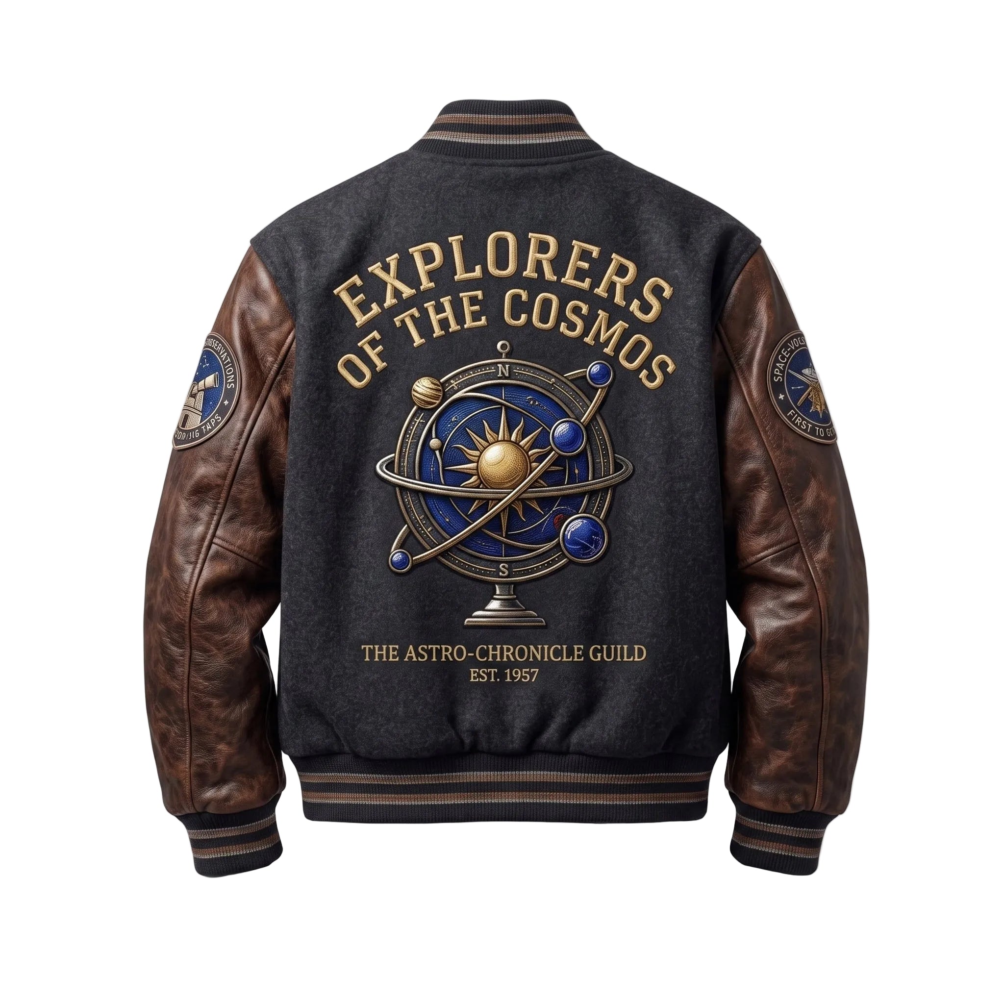 Explorers of the Cosmos Varsity Jacket - Astro Chronicle Edition