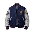 Global Explorer Custom Varsity Jacket - Royal Geographic Edition