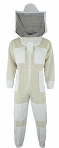Three layer beekeeping ventilated suit round Veil