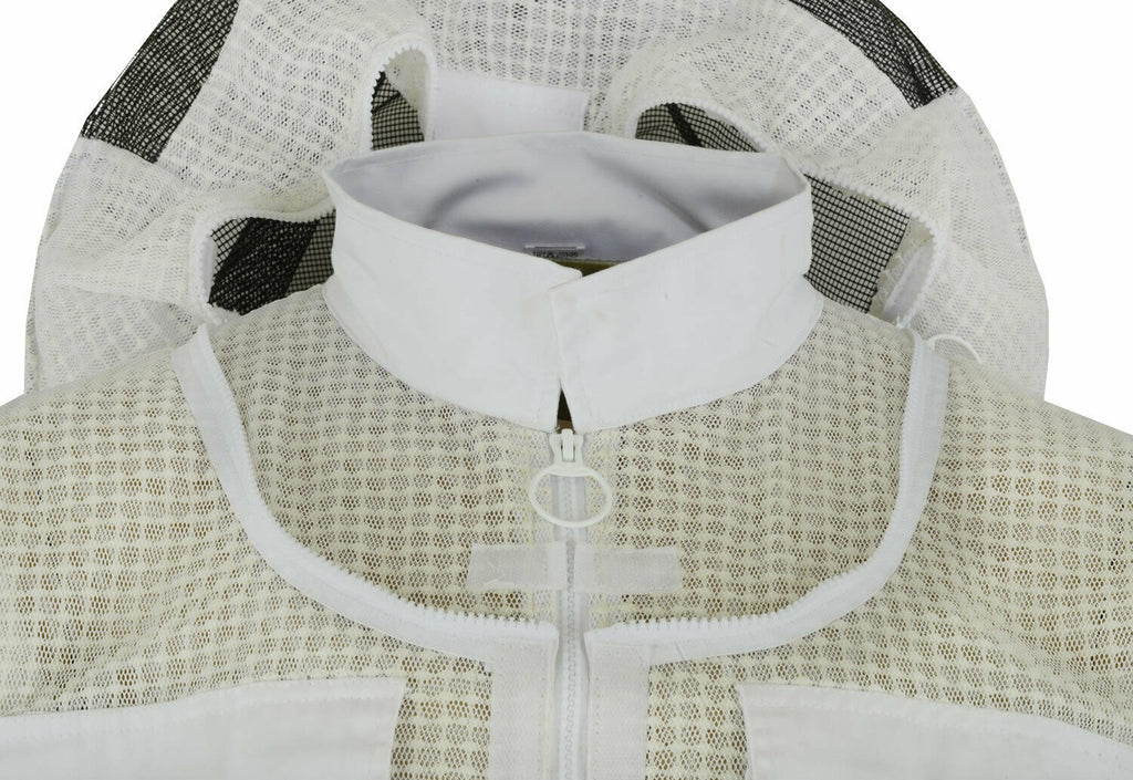 Three layer beekeeping ventilated suit round Veil
