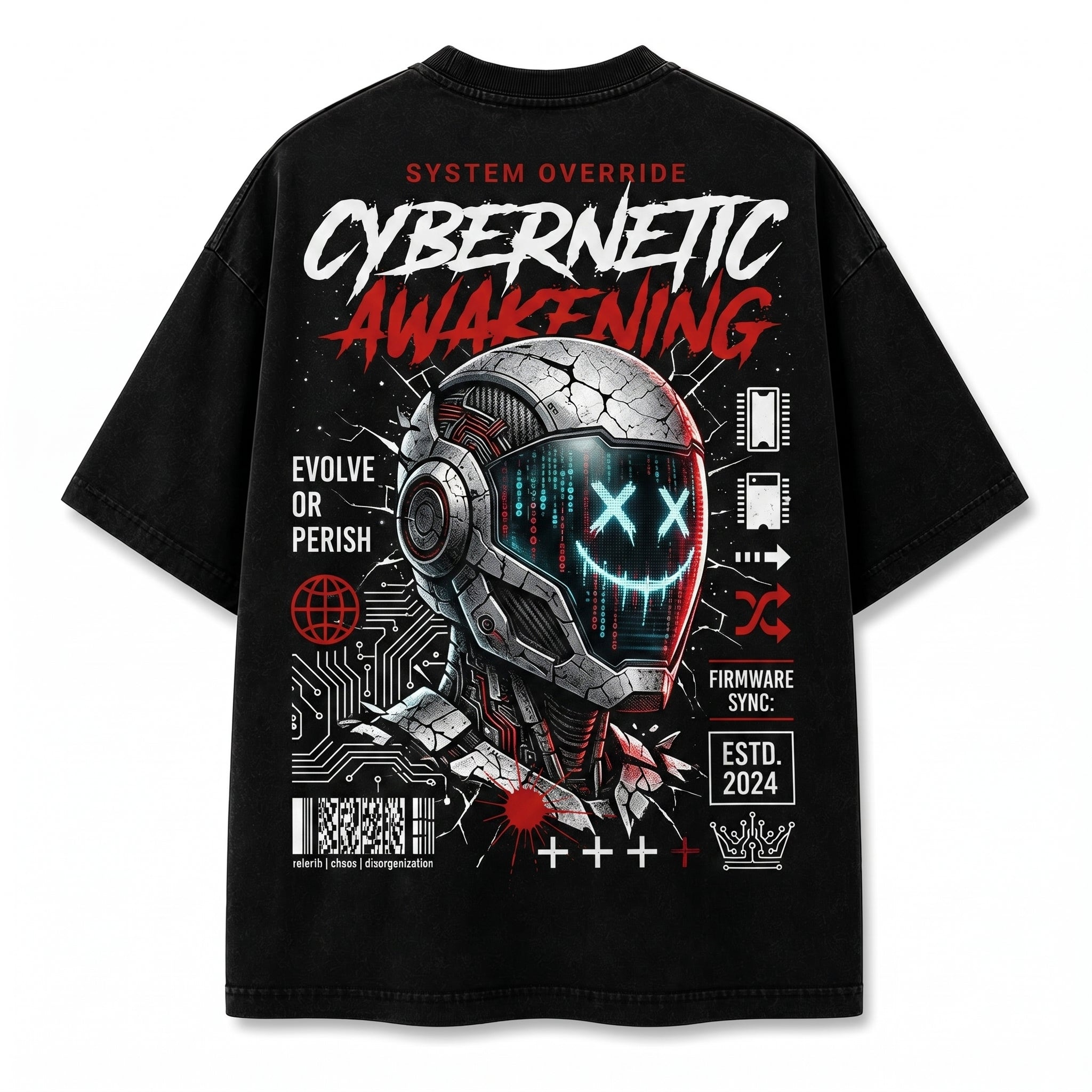 System Override Techwear Drop-Shoulder T-Shirt