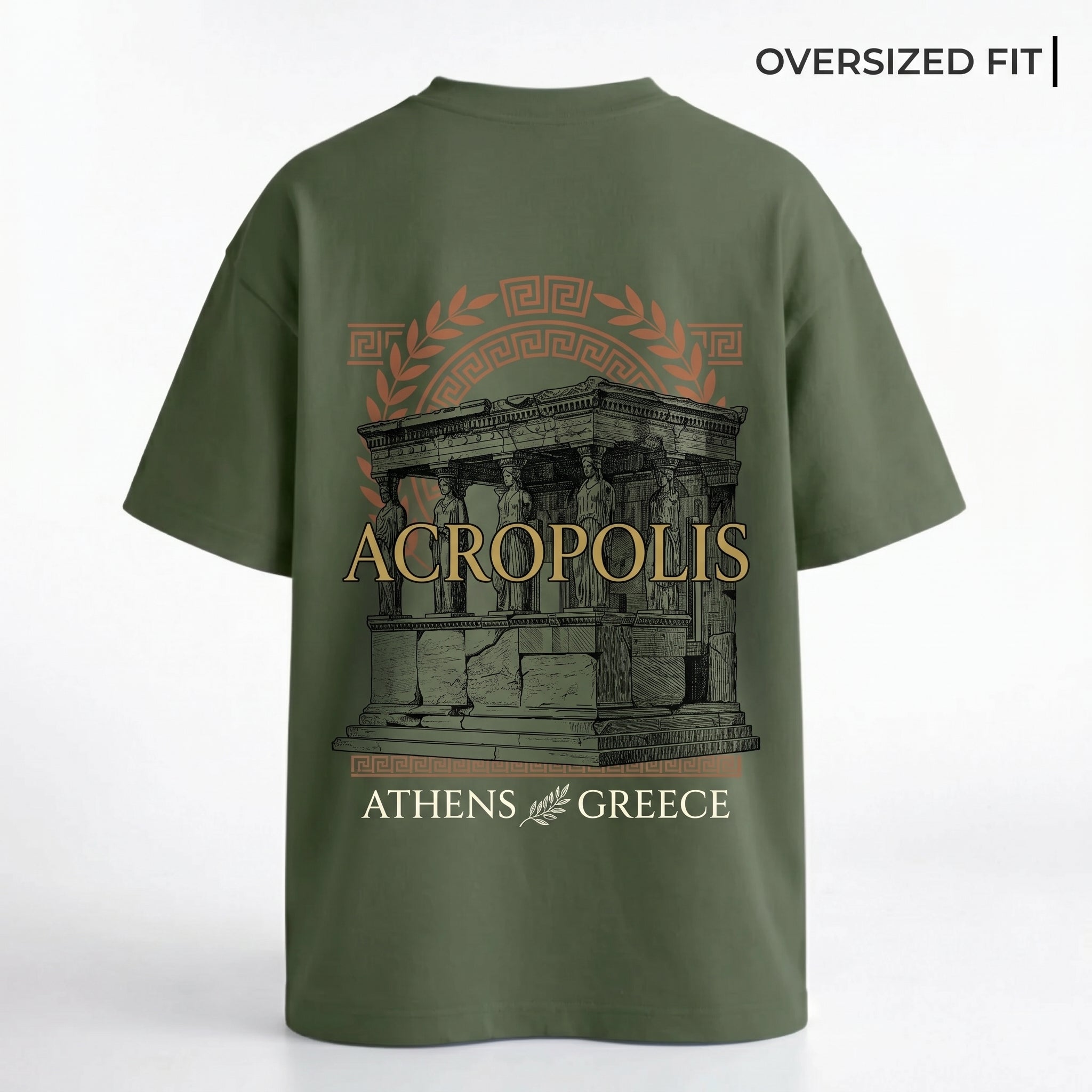 Acropolis Athens Oversized Graphic Tee