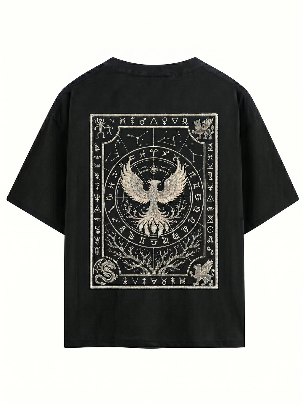 Mythos Tapestry Drop-Shoulder T-Shirt