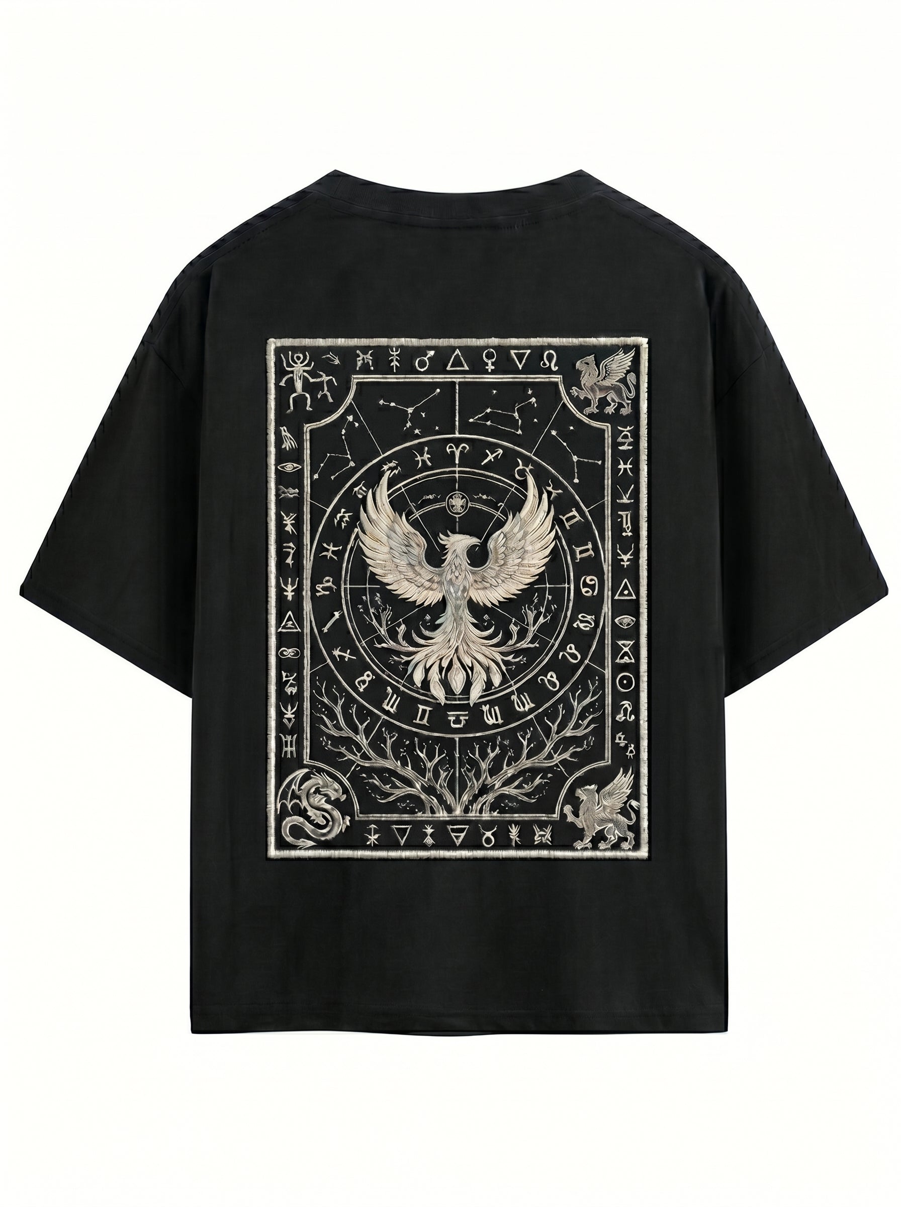 Mythos Tapestry Drop-Shoulder T-Shirt