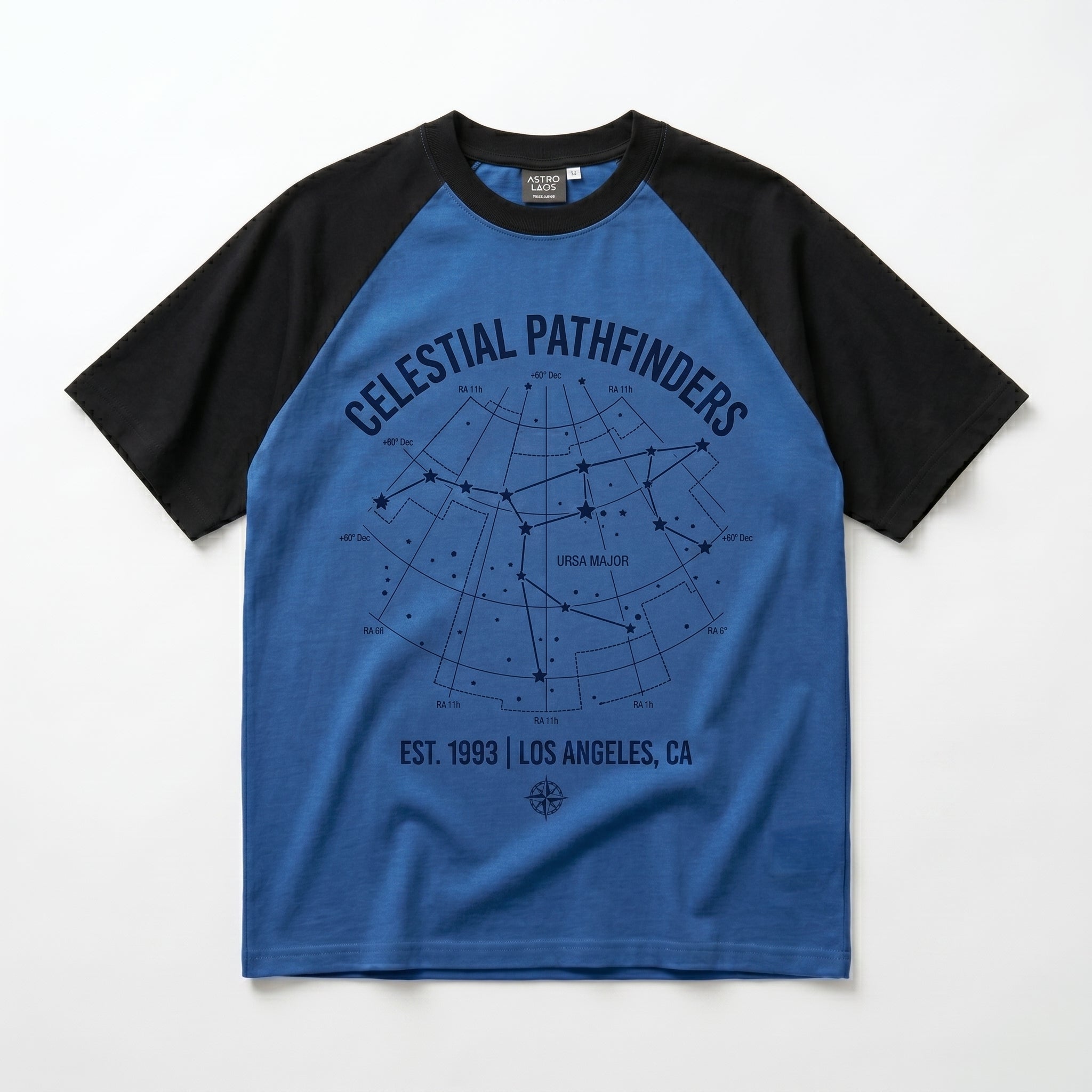 Celestial Pathfinders Star Map Raglan Tee