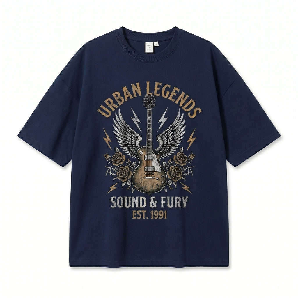 Urban Legends Sound & Fury Oversized Tee