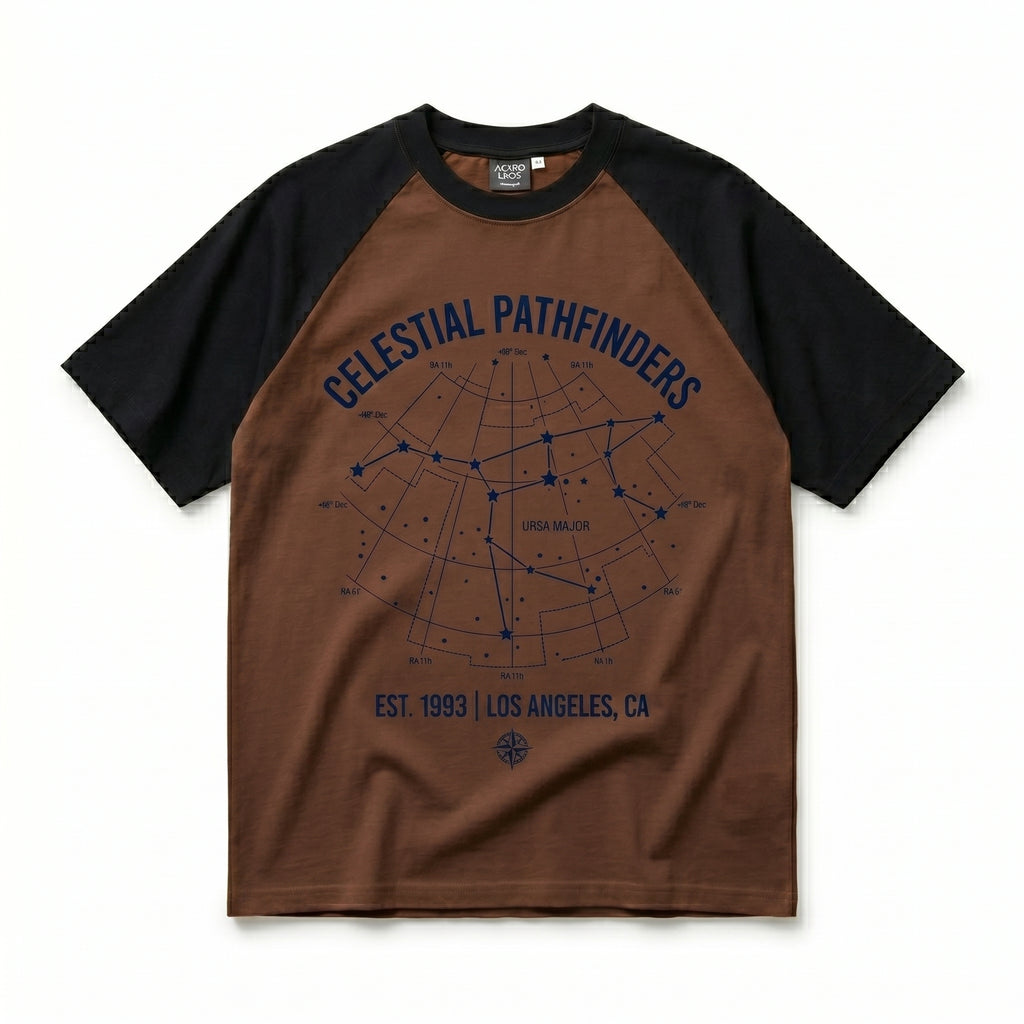 Celestial Pathfinders Star Map Raglan Tee
