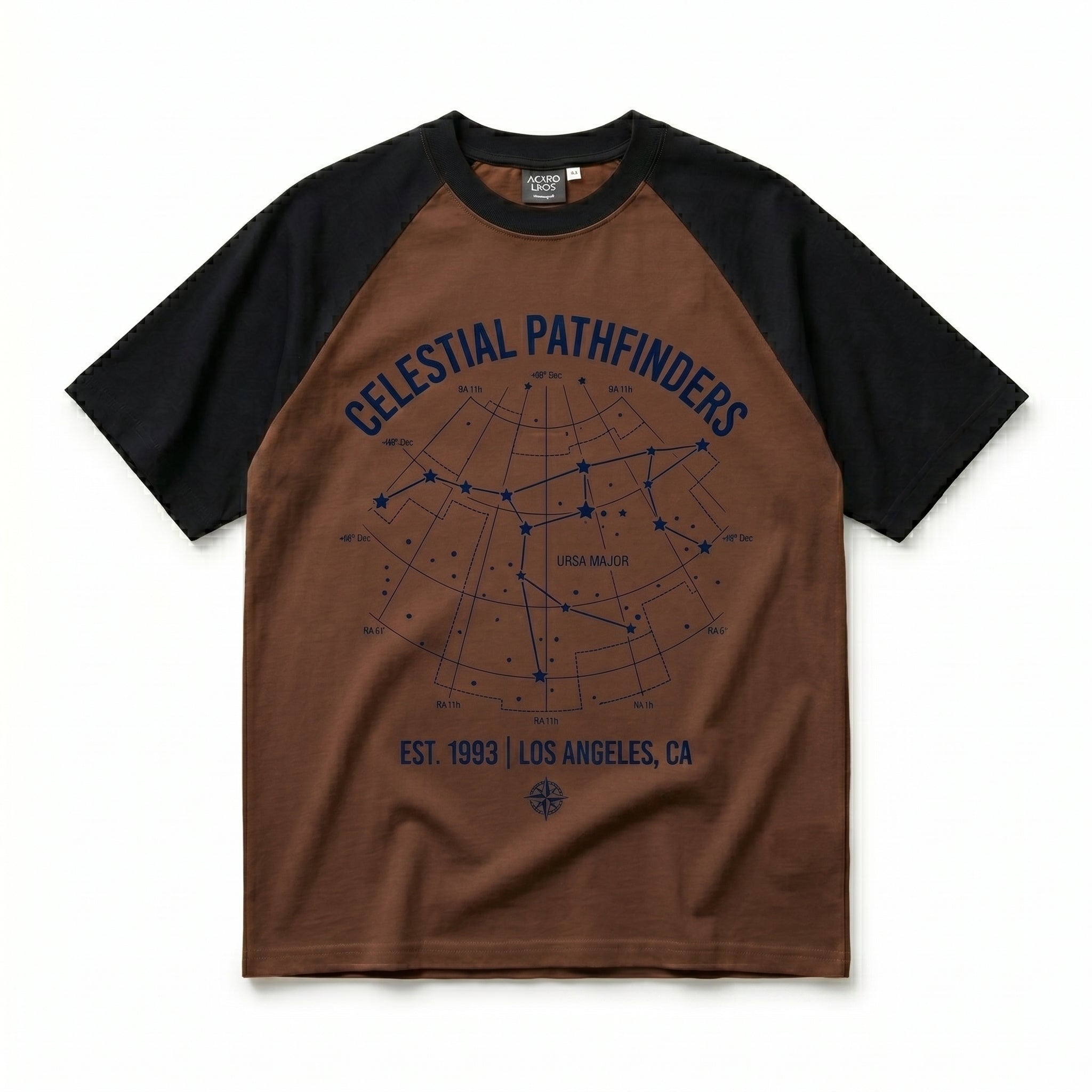 Celestial Pathfinders Star Map Raglan Tee