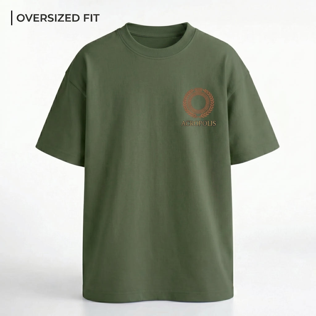 Acropolis Athens Oversized Graphic Tee