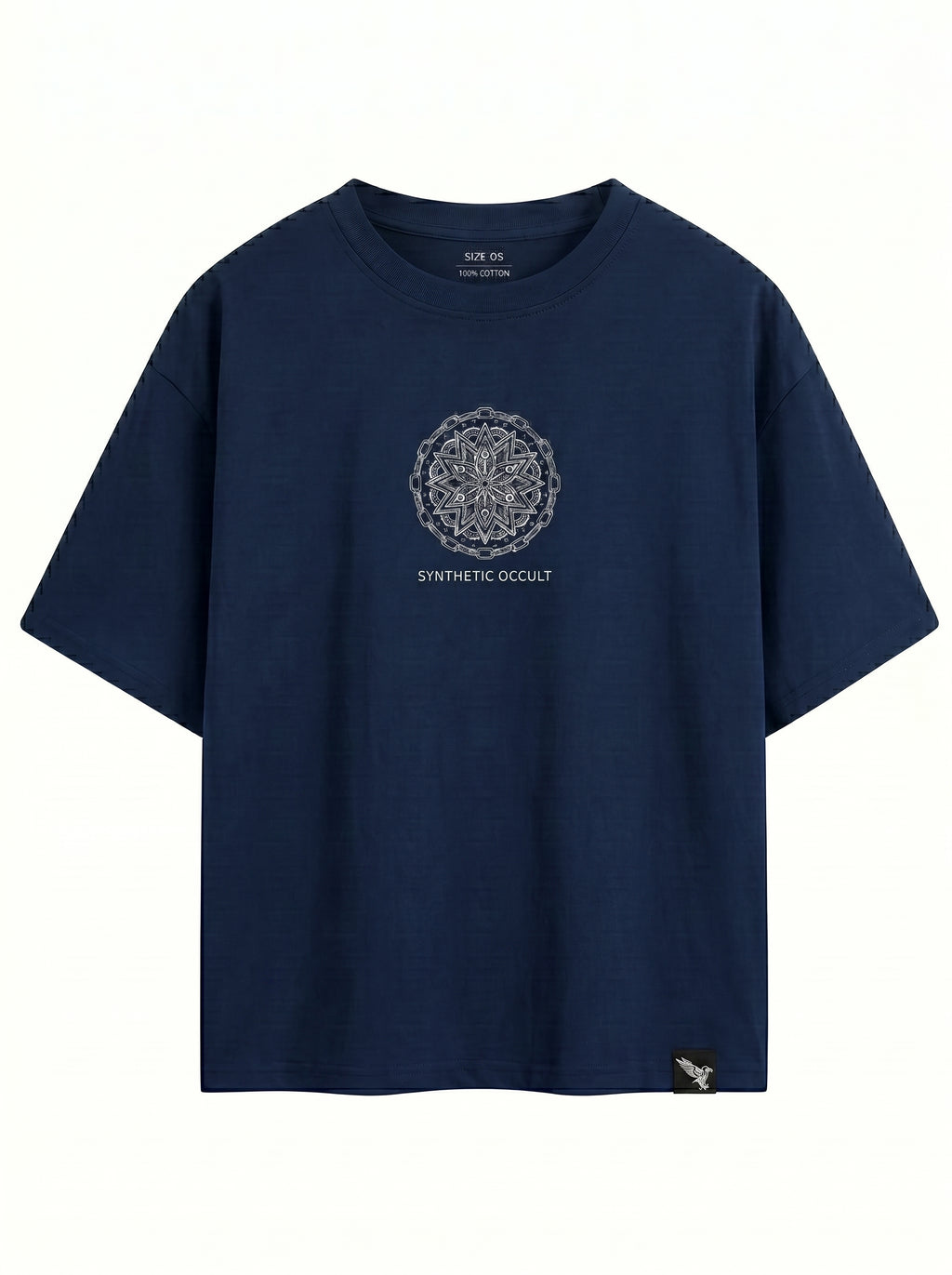 The Digital Mandala Drop-Shoulder Tee