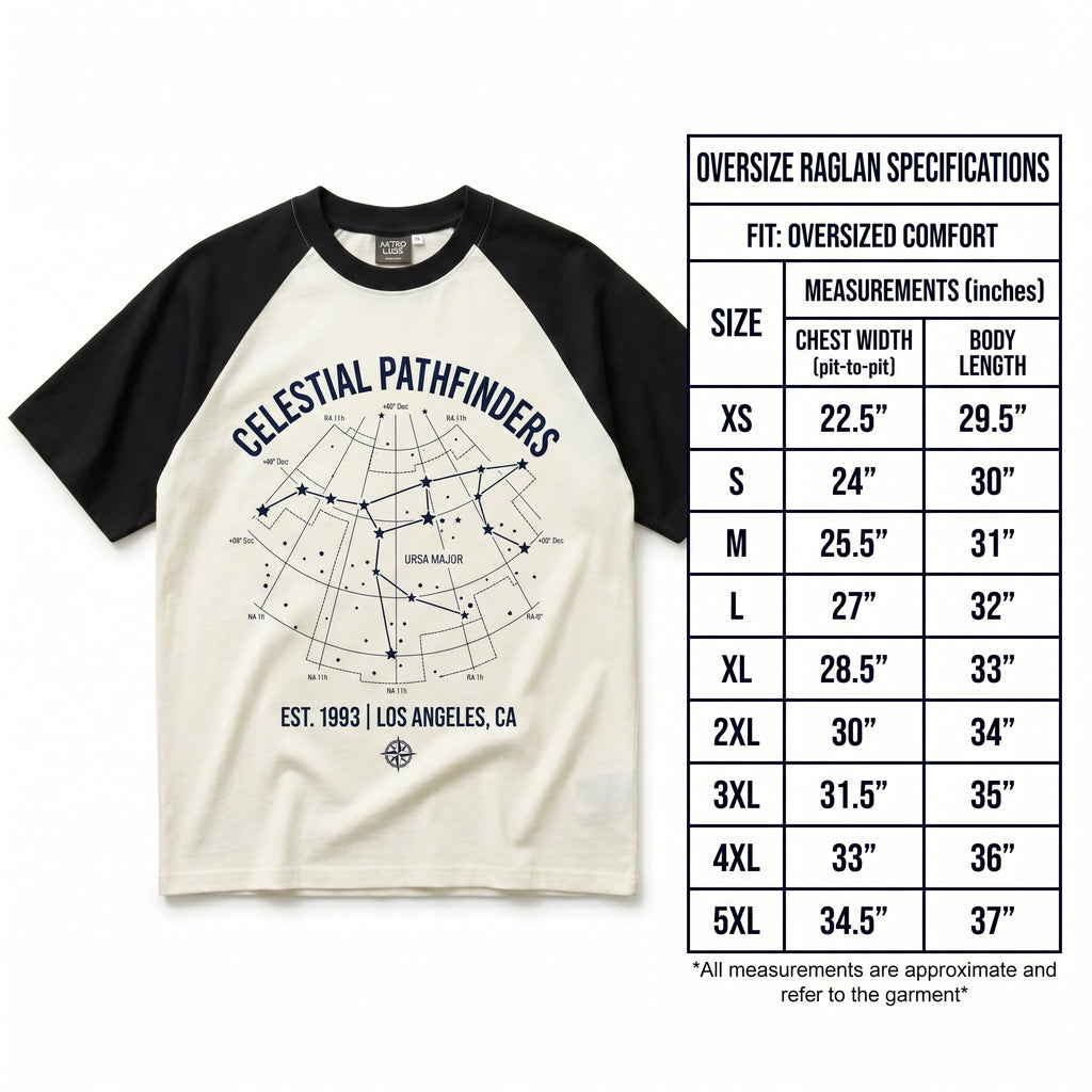 Celestial Pathfinders Star Map Raglan Tee