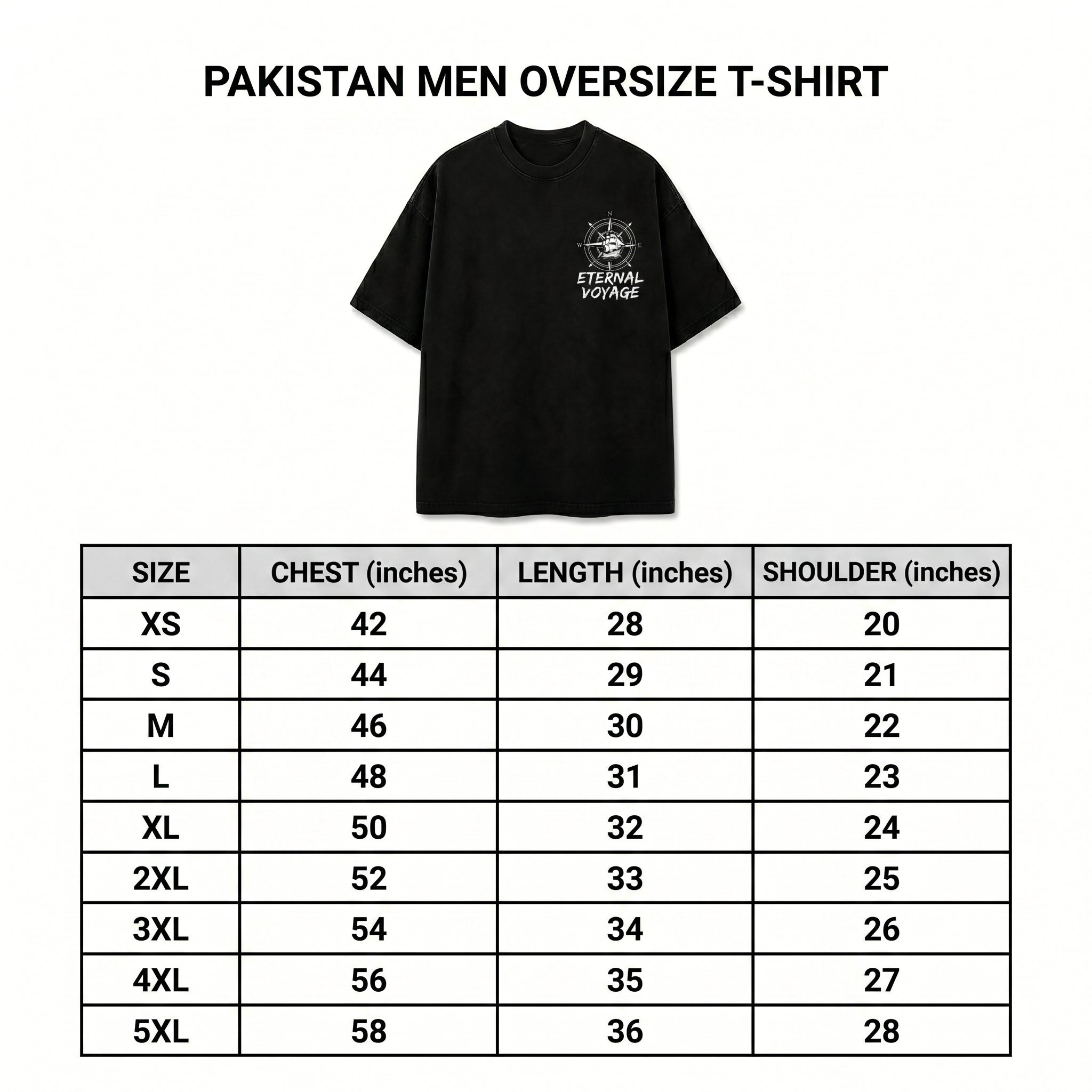 Men's Streetwear Maritime Graphic Shirt | Front & Back Print