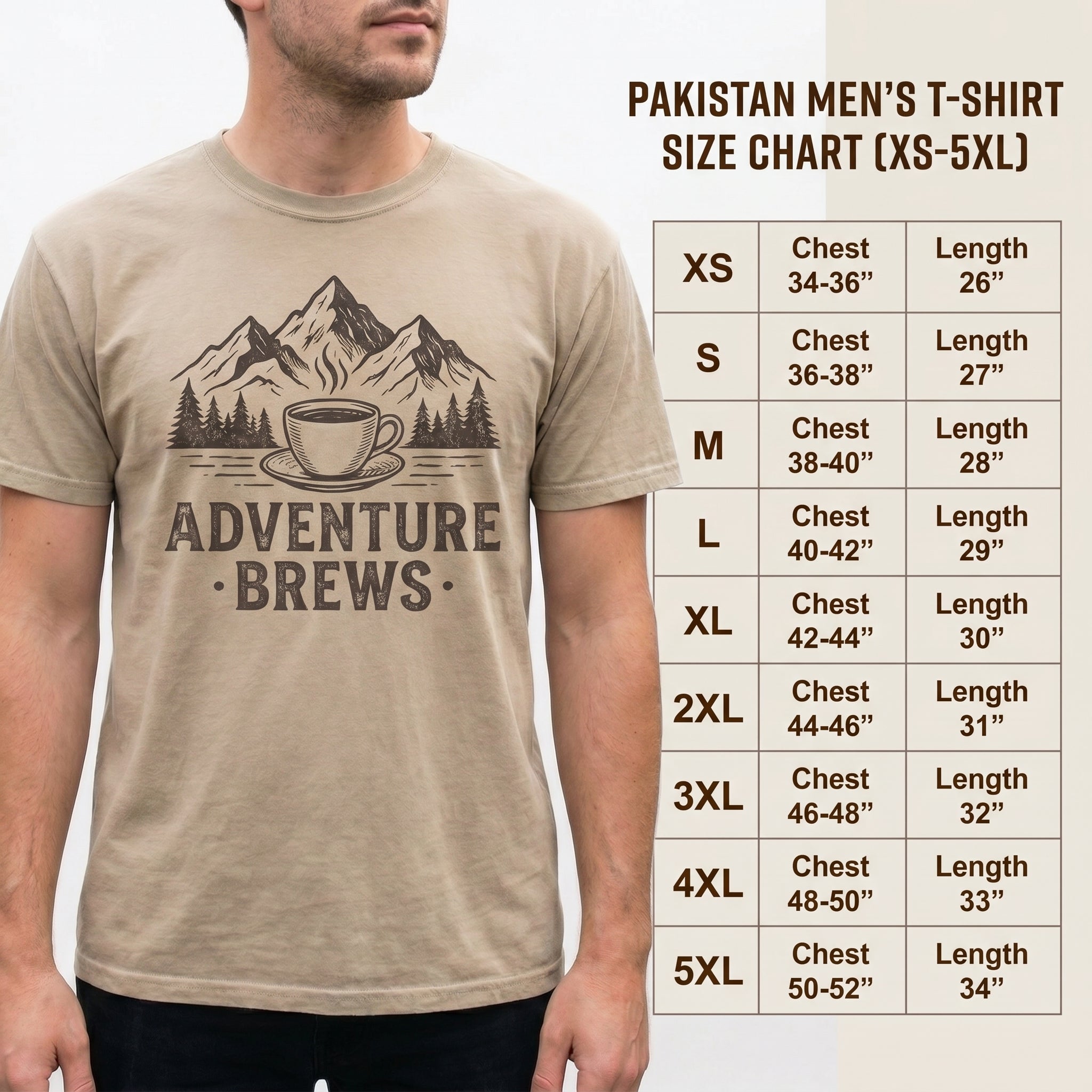 Men's Vintage Outdoor Graphic T-Shirt | Front & Back Print