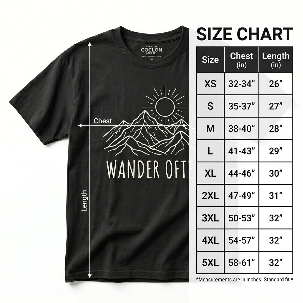 Wander Often Minimalist Mountain Graphic Tee
