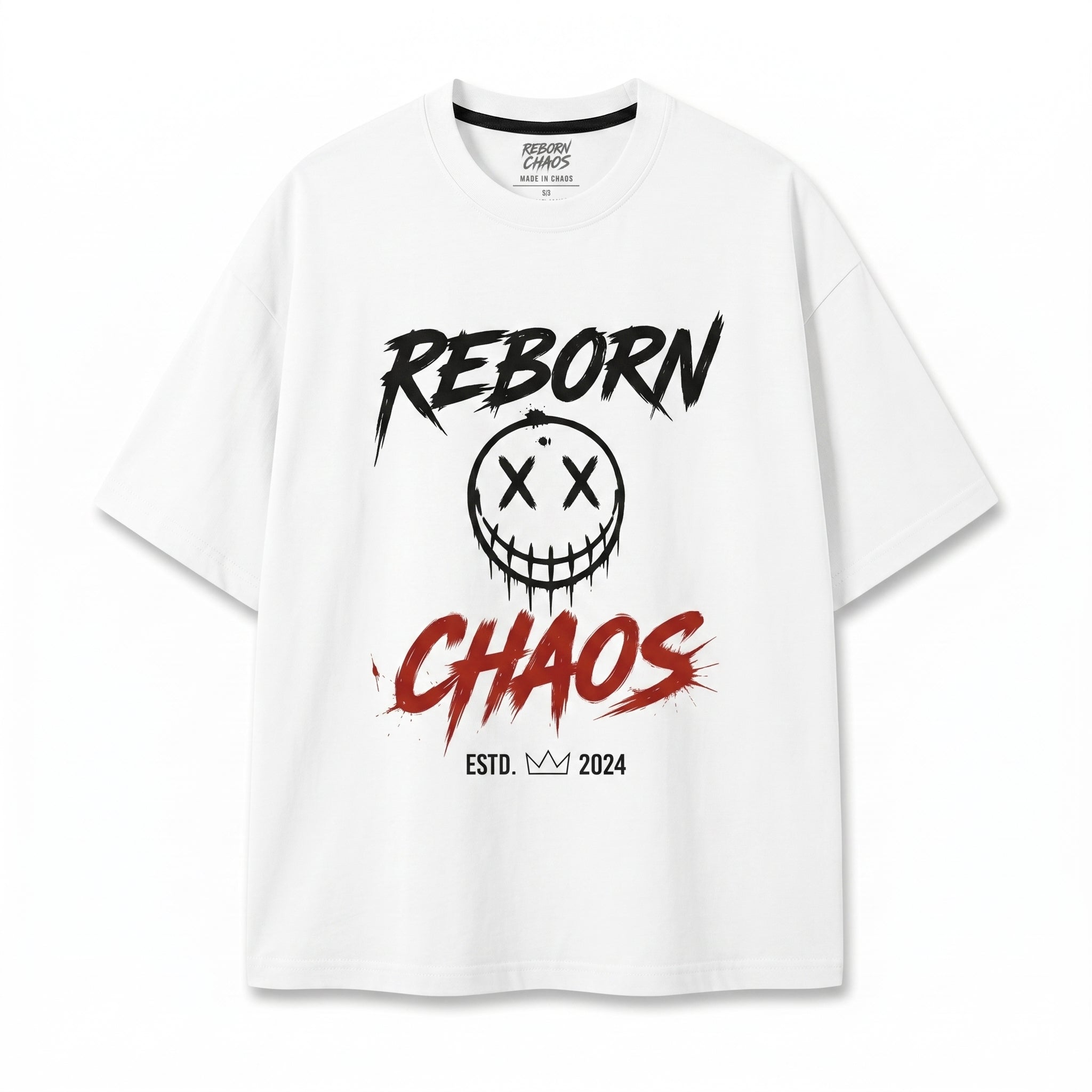 Reborn Chaos Oversized 100% Cotton Tee