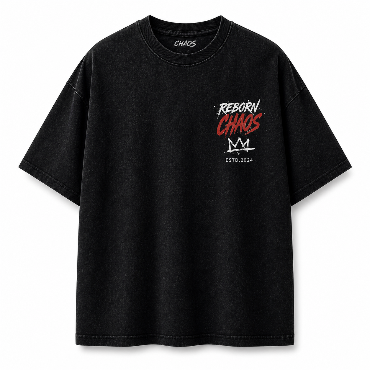 Reborn Chaos Oversized T-Shirt – Break The Limits Streetwear Tee