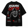 Reborn Chaos Oversized T-Shirt – Break The Limits Streetwear Tee