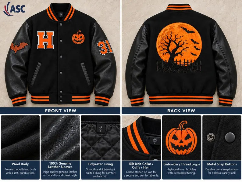 Halloween Varsity Jacket