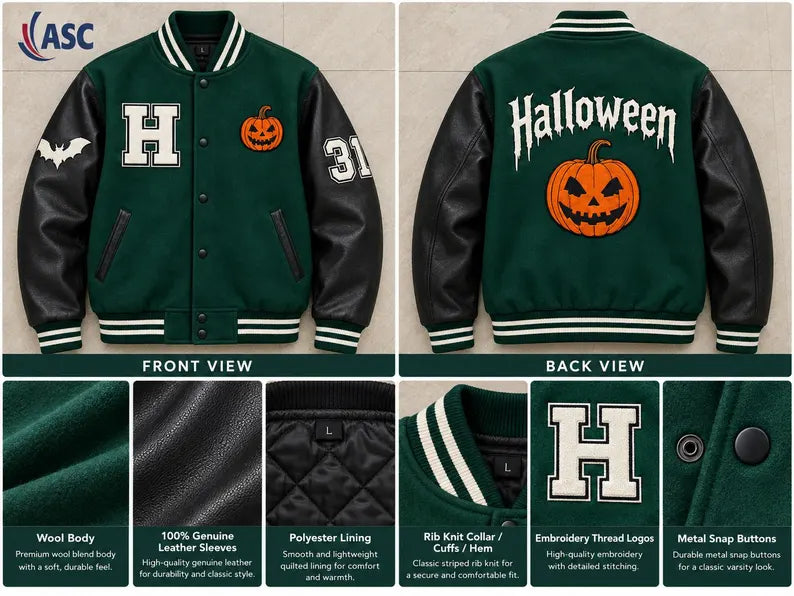Halloween Varsity Jacket