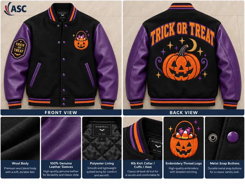 Halloween Varsity Jacket