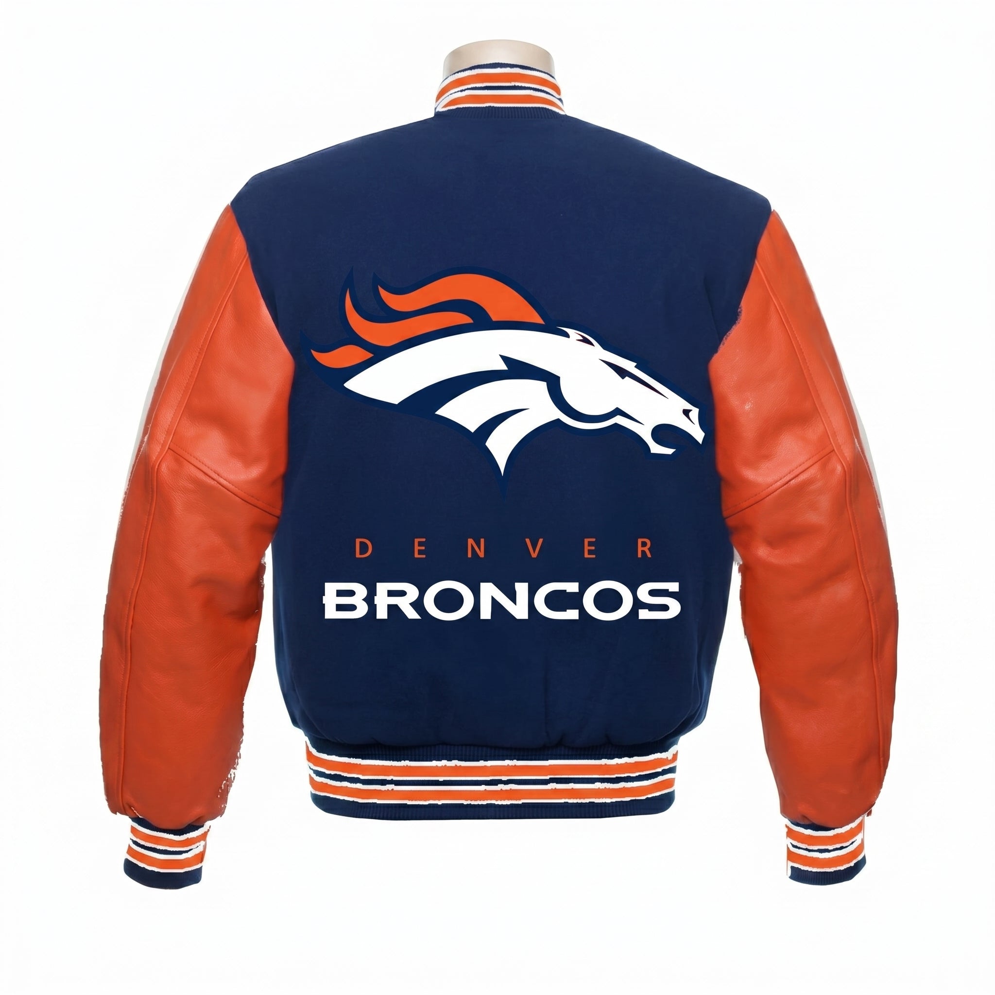 Blue & Orange Varsity Jacket | Custom Team Jacket