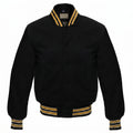 Black Varsity Jacket Minimalist Bomber | Classic College  Men Women | Streetwear Jacket | Plain Custom