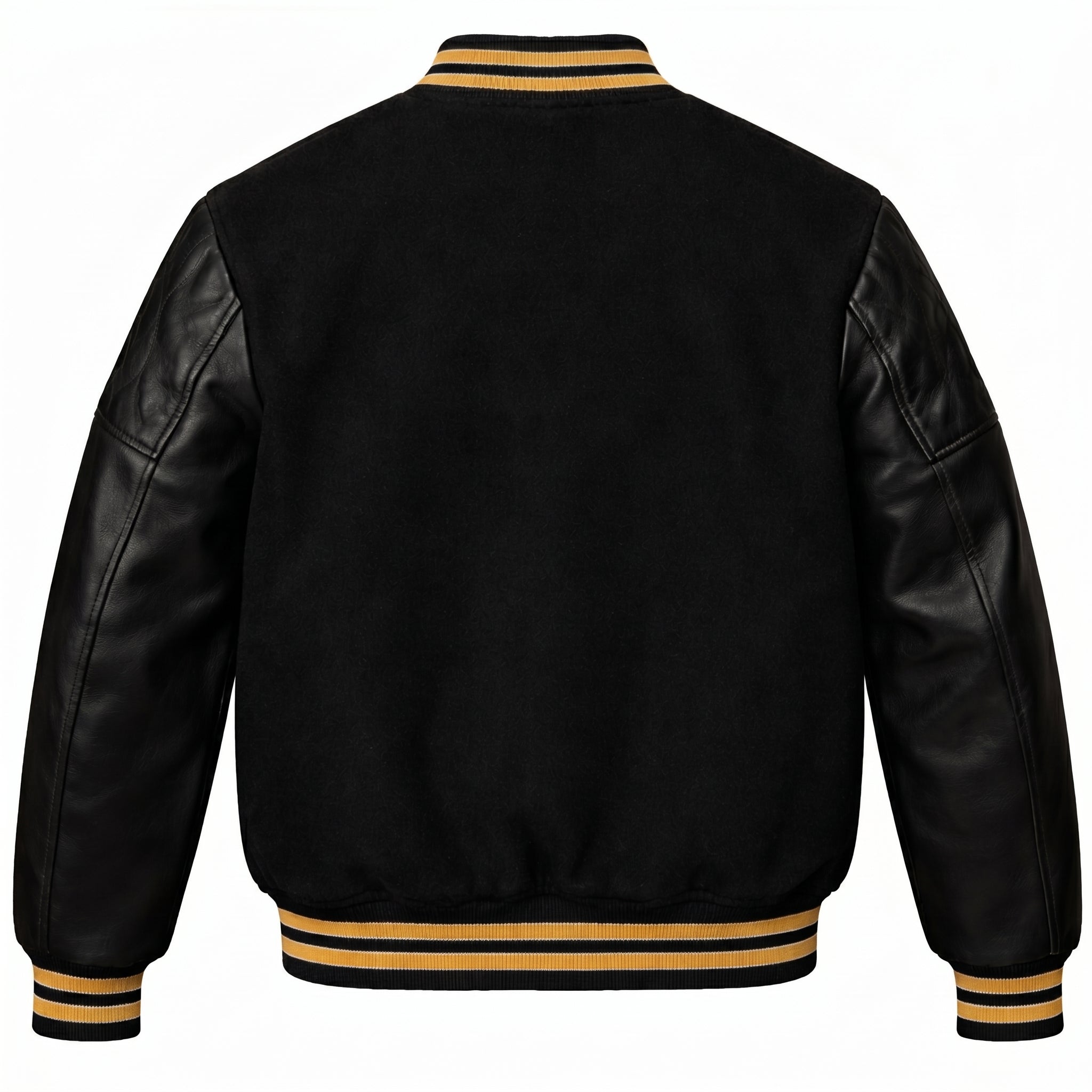 Black Varsity Jacket Minimalist Bomber | Classic College  Men Women | Streetwear Jacket | Plain Custom