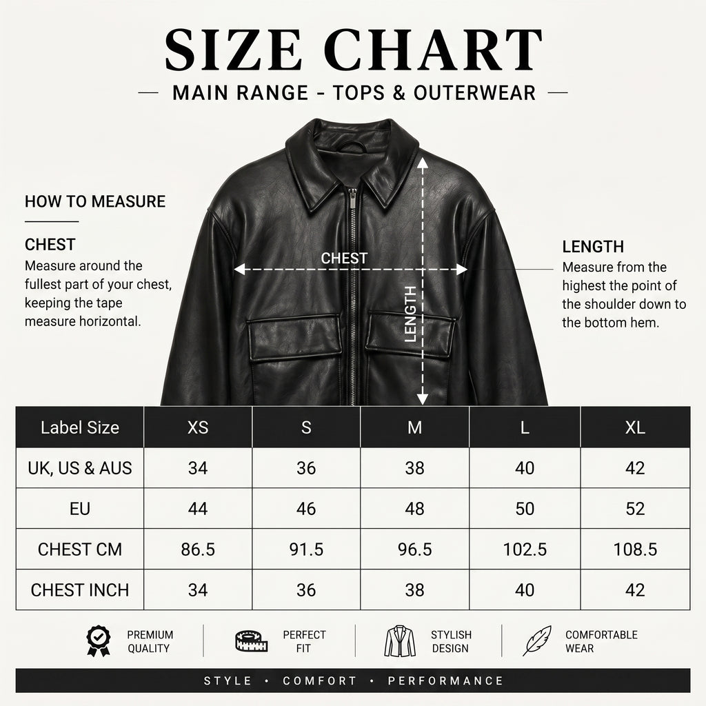Black Cropped Leather Jacket Women, Oversized Faux Leather Bomber