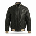 Slim Fit Biker Jacket | Luxury Streetwear Varsity Style