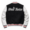 Black Varsity Jacket Back Print | Letterman Jacket Men Women | Streetwear Bomber