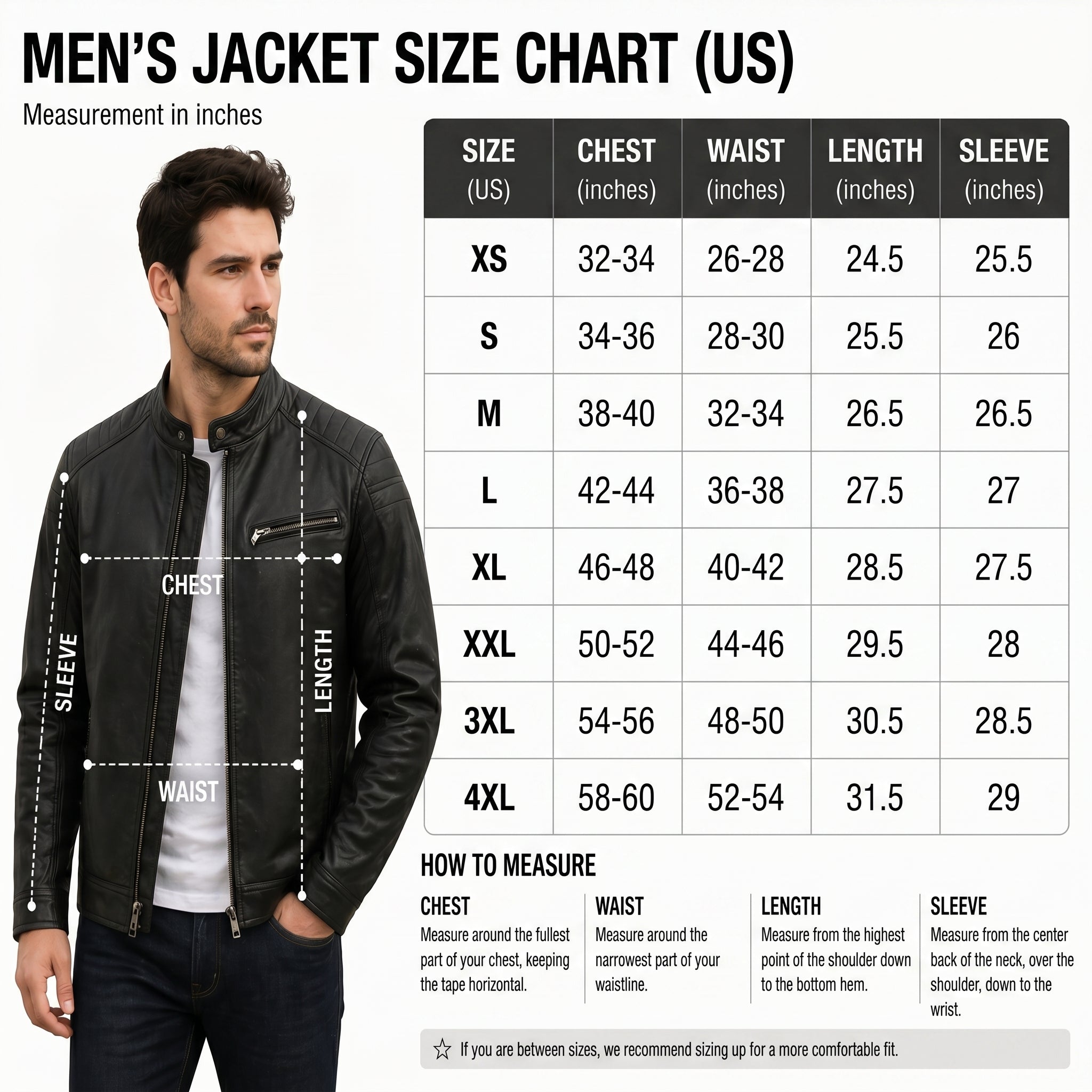 Black Leather Biker Jacket Men | Moto Jacket | Quilted Shoulder