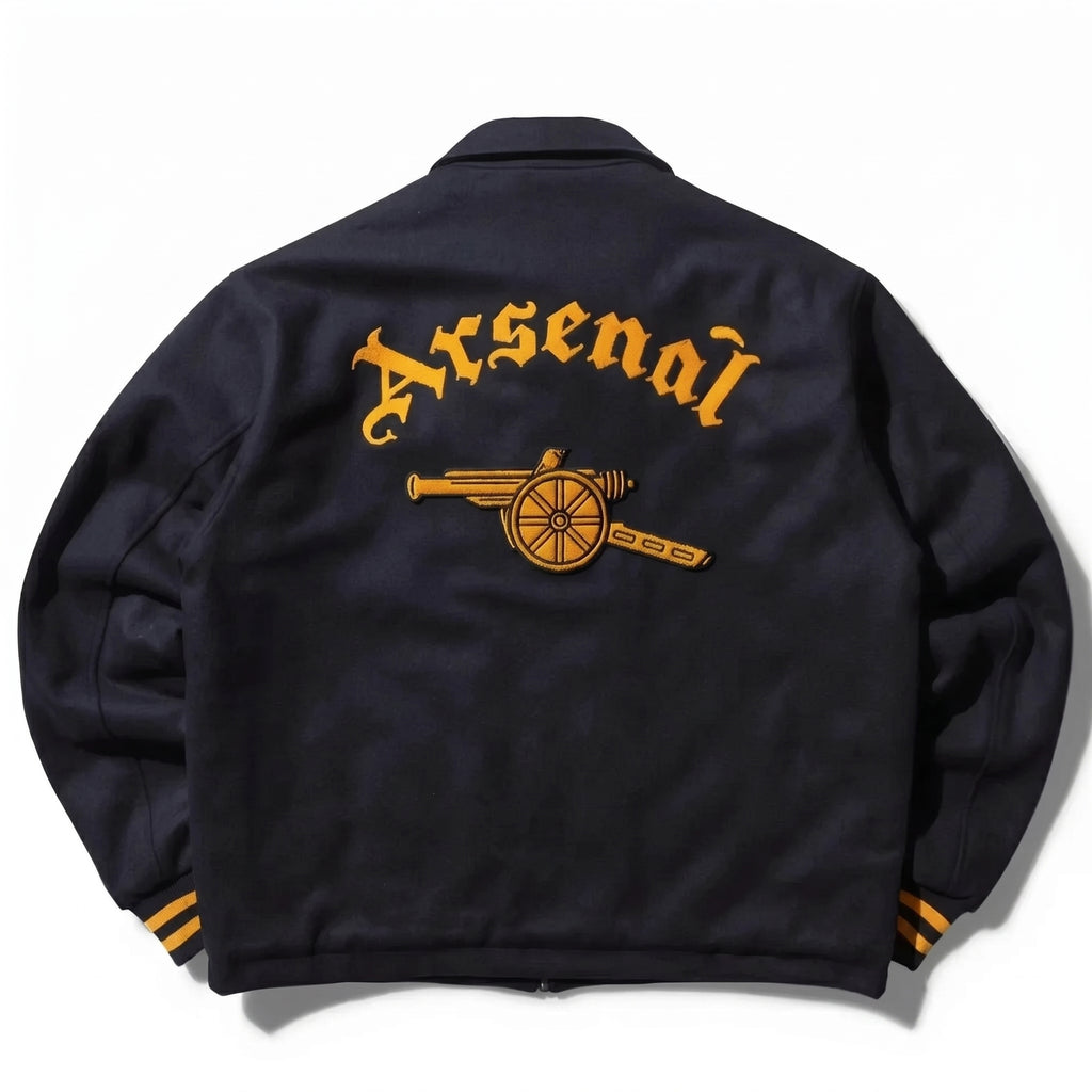 Men’s Aries Varsity Jacket | Black Streetwear Bomber Jacket