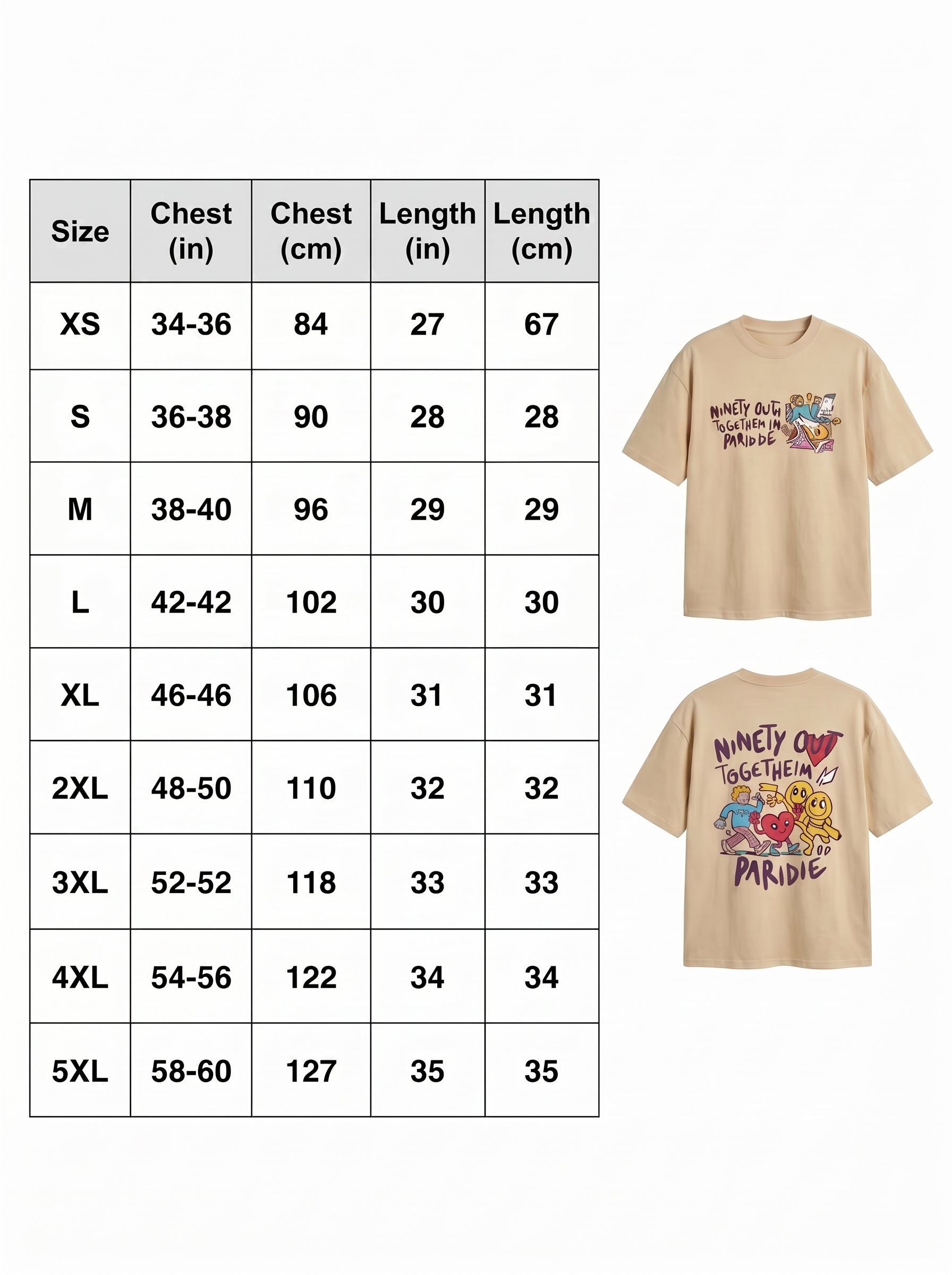 Men's Boxy Fit Edgy Cartoon Graphic Shirt | Front & Back Print