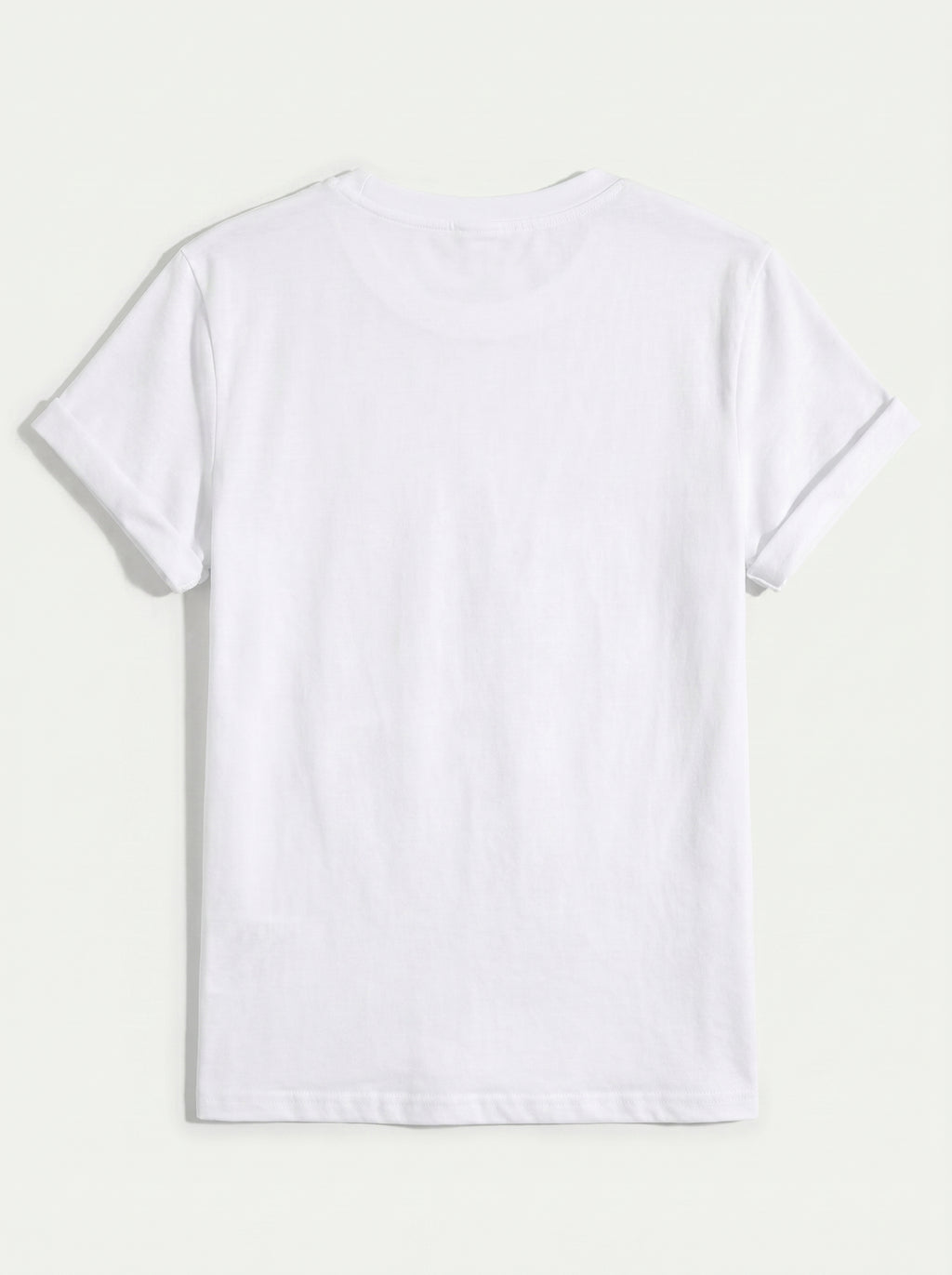 Women's Continuous Line Face & Leaves Graphic Shirt | Classic Fit