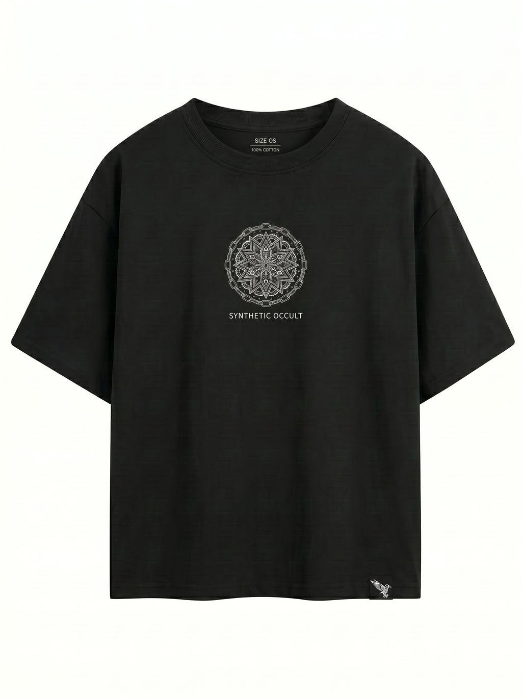 The Digital Mandala Drop-Shoulder Tee