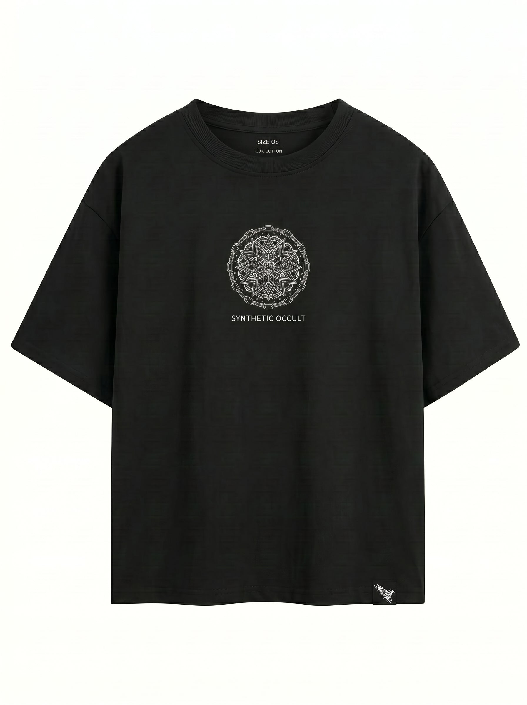 The Digital Mandala Drop-Shoulder Tee