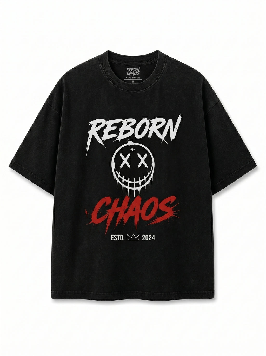 Reborn Chaos Oversized 100% Cotton Tee