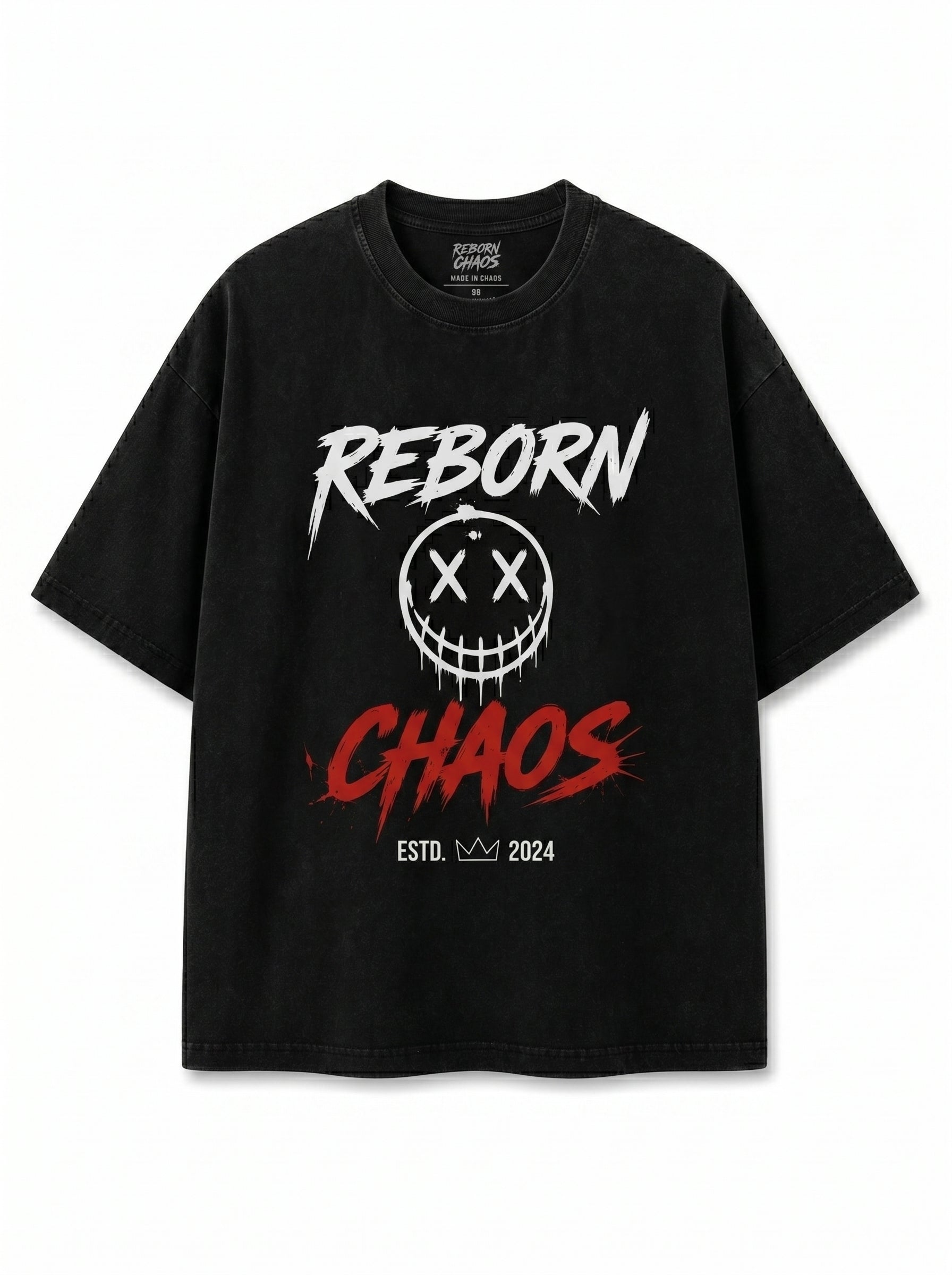 Reborn Chaos Oversized 100% Cotton Tee