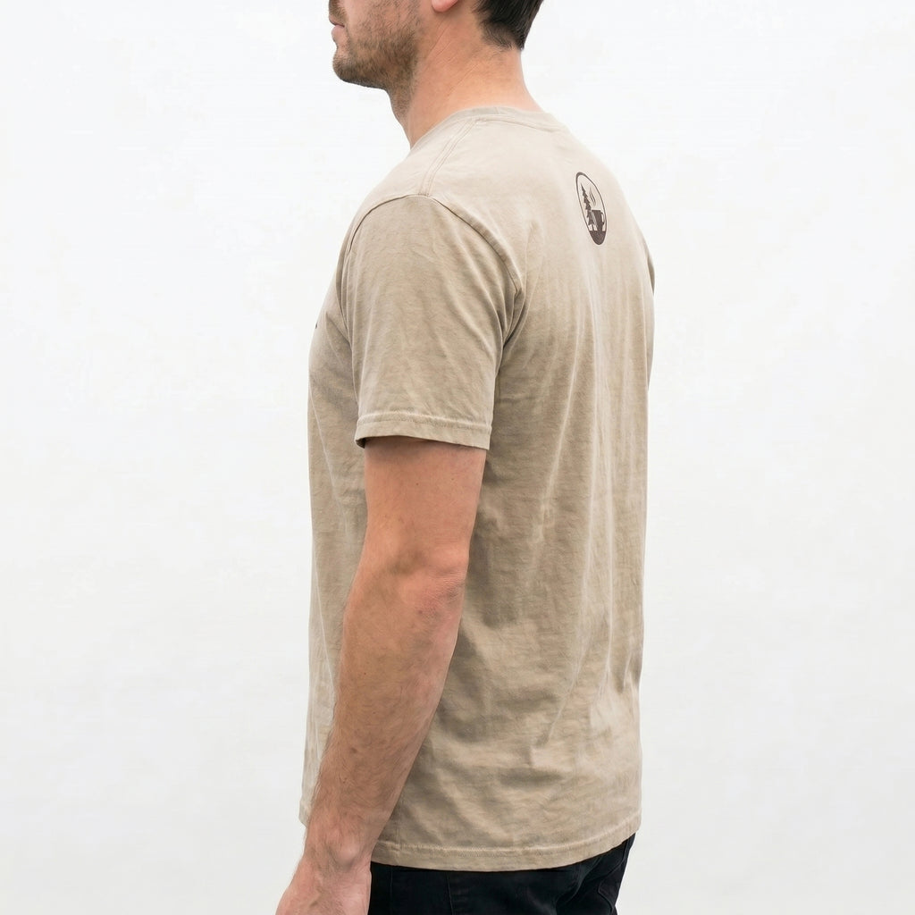 Men's Vintage Outdoor Graphic T-Shirt | Front & Back Print
