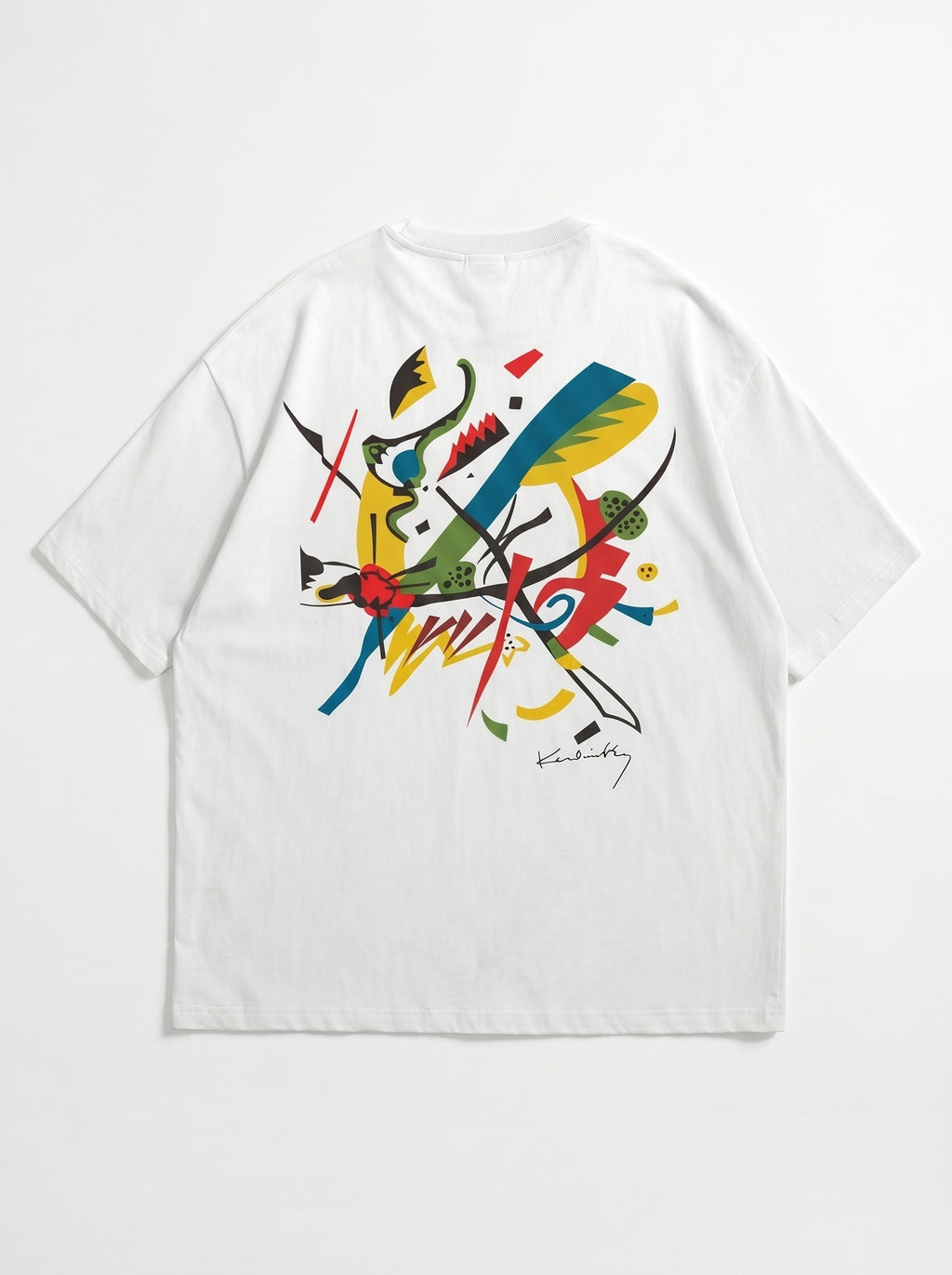 AZISPORT CO "Abstract Canvas" Drop-Shoulder Tee