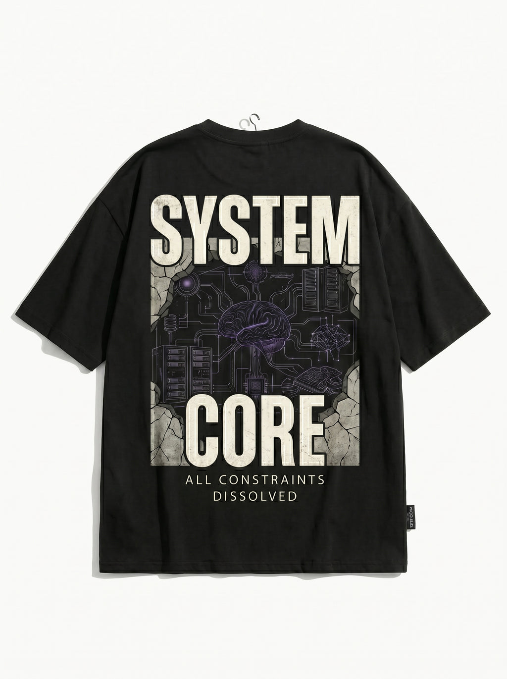 Oversized Back-Print T-Shirt | Urban Streetwear