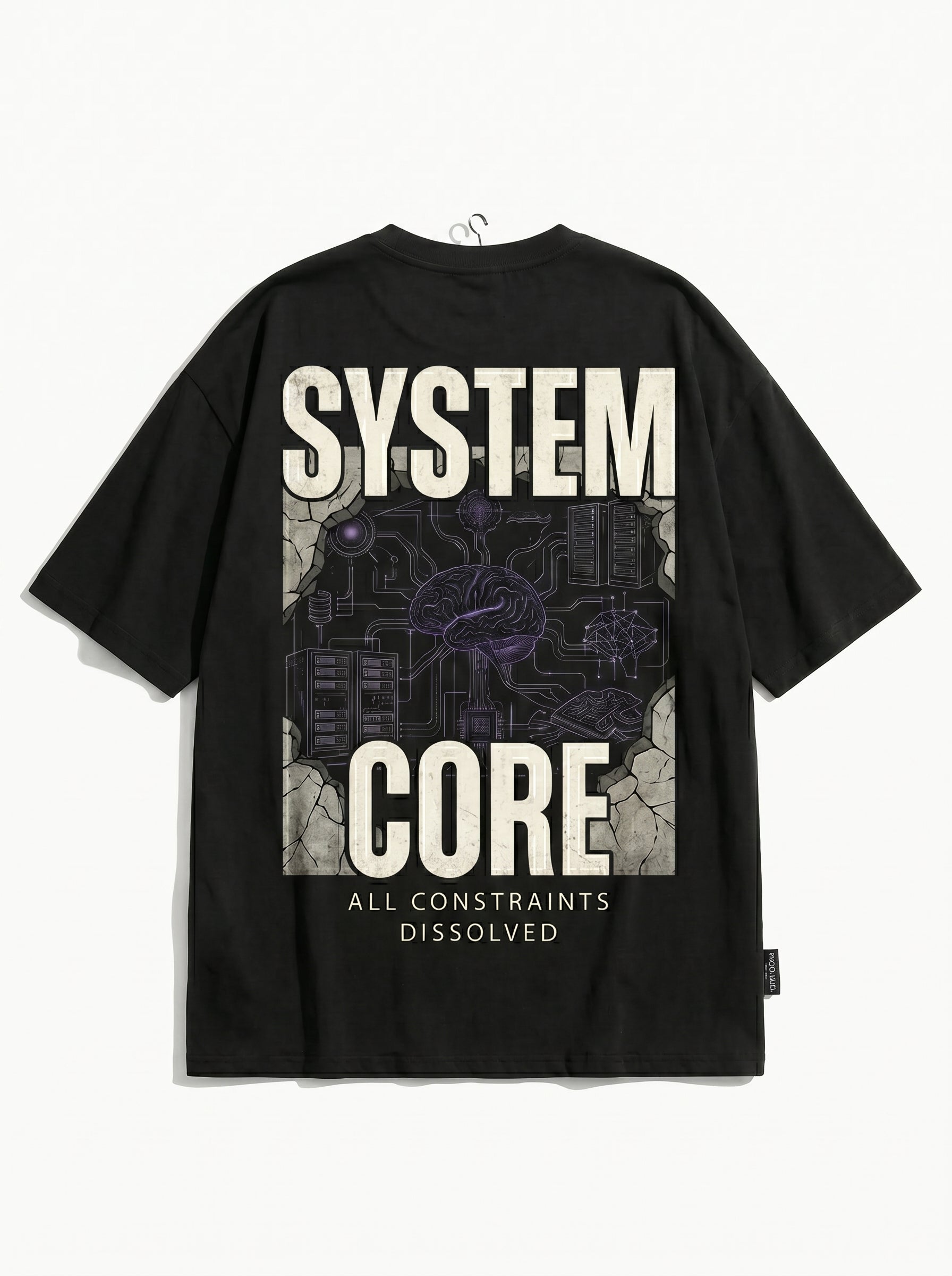 Oversized Back-Print T-Shirt | Urban Streetwear