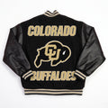 Colorado Buffaloes Varsity Jacket Black Leather Sleeves |College Letterman Jacket Custom Size & Color